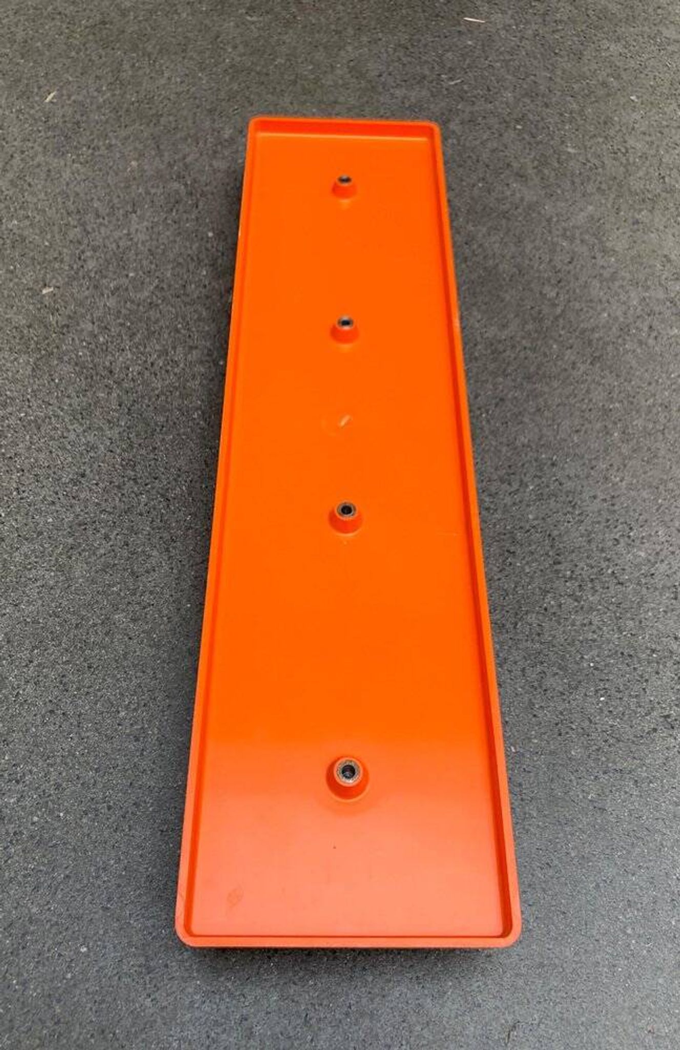 Porte-manteau orange de l’ère spatiale du milieu du siècle, années 1960