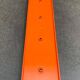 Orange coat rack from the mid-century space age, 1960s.
