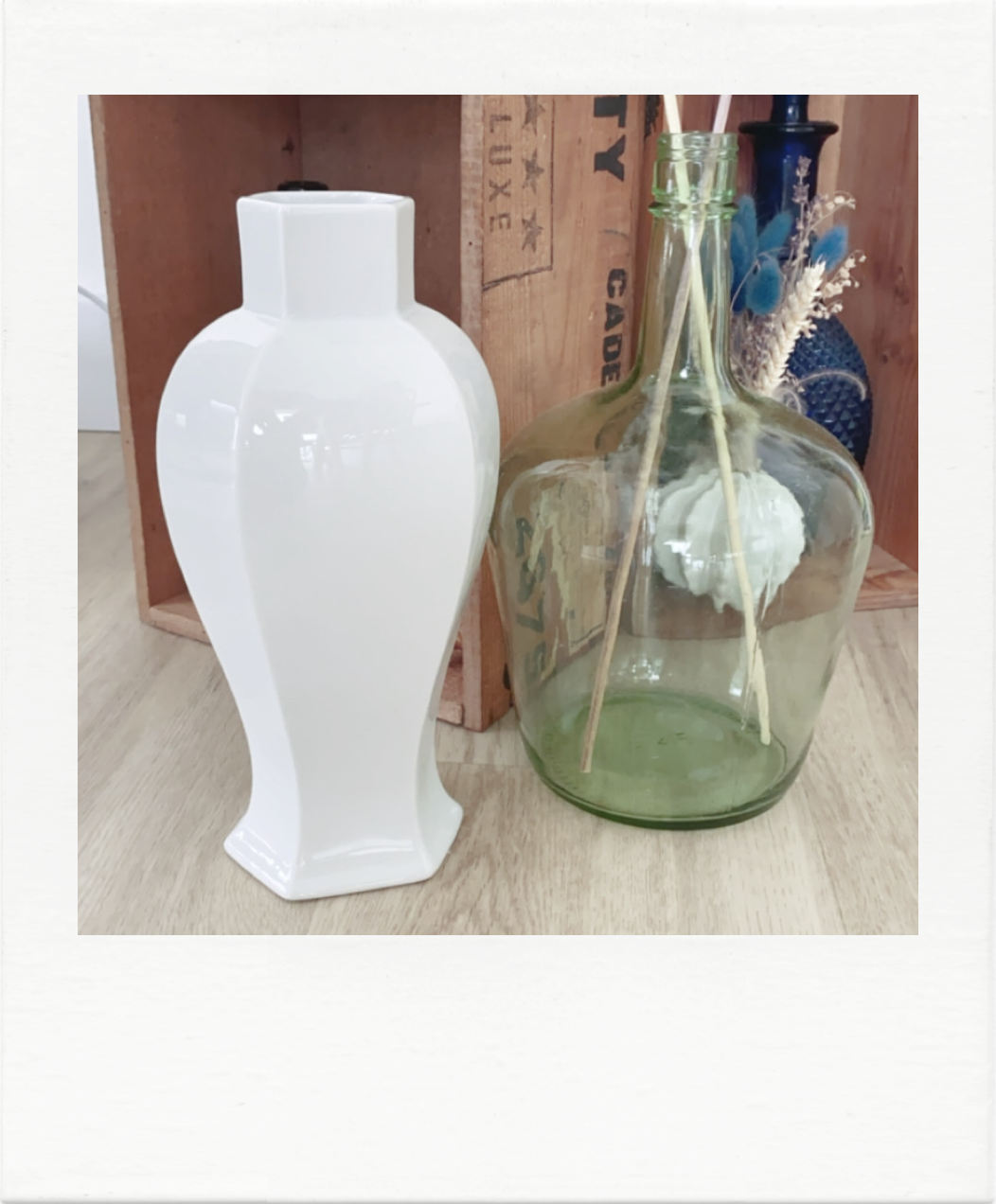 Porcelain vase La Seynie 80s