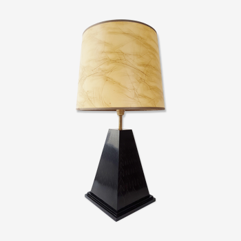 Black pyramid of the 1970s table lamp