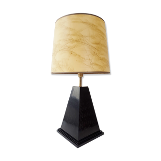 Black pyramid of the 1970s table lamp