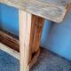 Brutalist console 120 cm solid wood