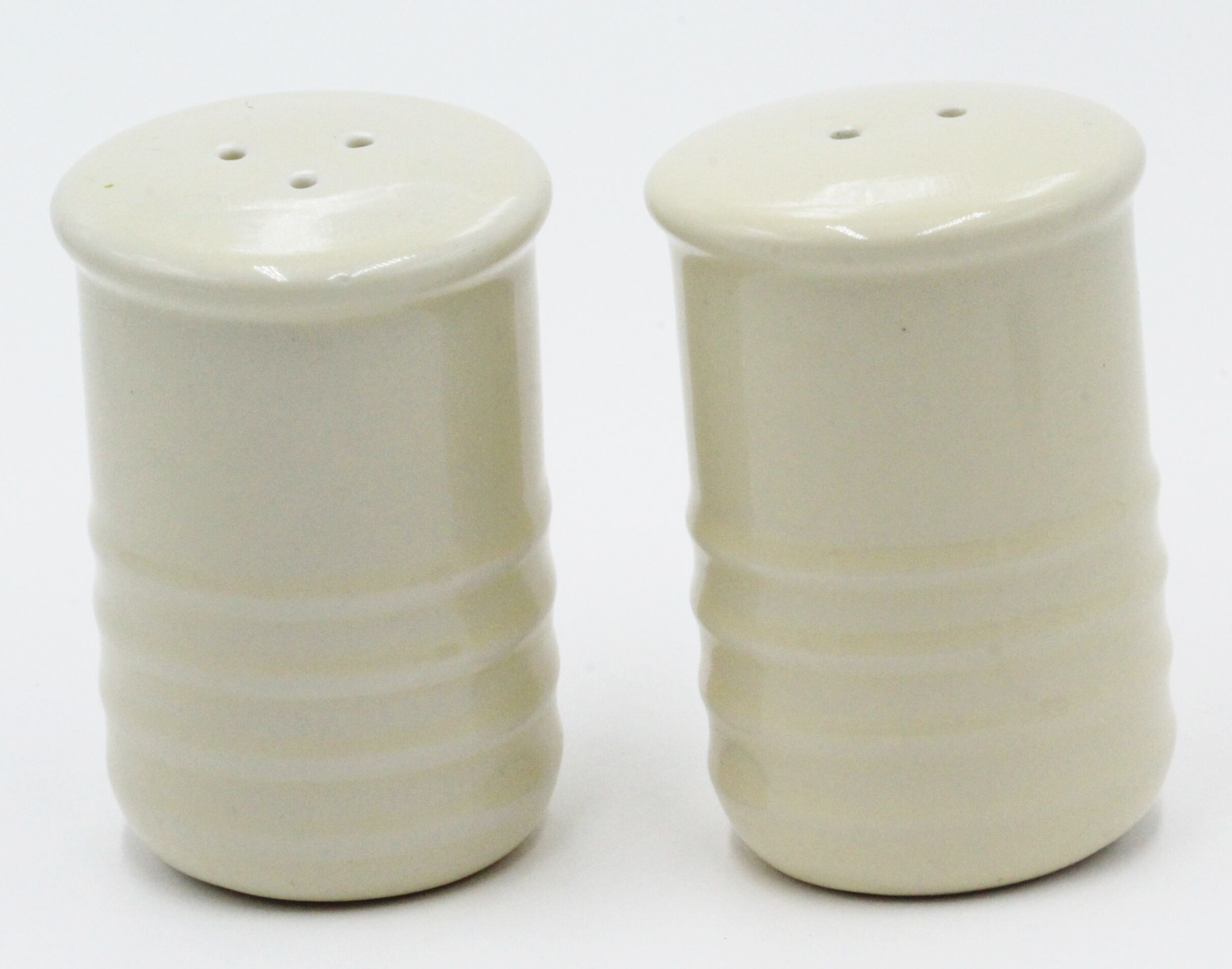 Salière et poivrière en céramique vintage