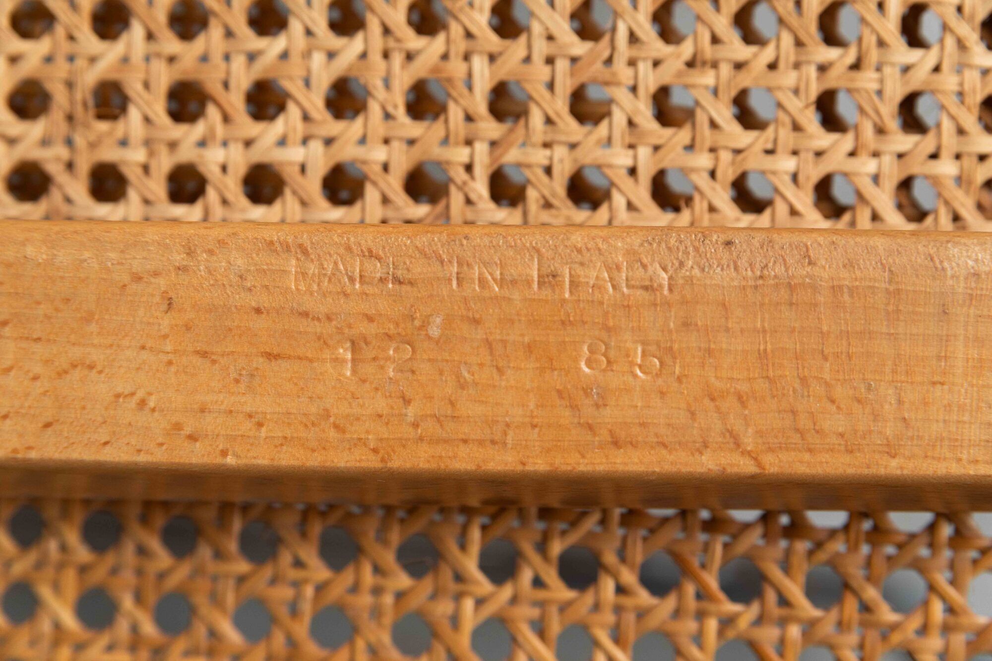 Set of 7 'Cesca' dining chairs by Marcel Breuer.