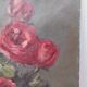 Oil on canvas, bouquet of roses, Marc-Antoine, 1929