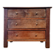 Small antique wooden workshop cabinet with 3 drawers
