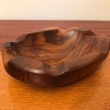 Large ashtray, empty pocket, olive wood