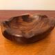 Large ashtray, empty pocket, olive wood