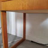 Scandinavian desk with sled legs