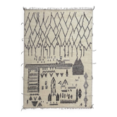 Modern Handmade Moroccan style Rug. 100% Natural Wool. Custom Options Available