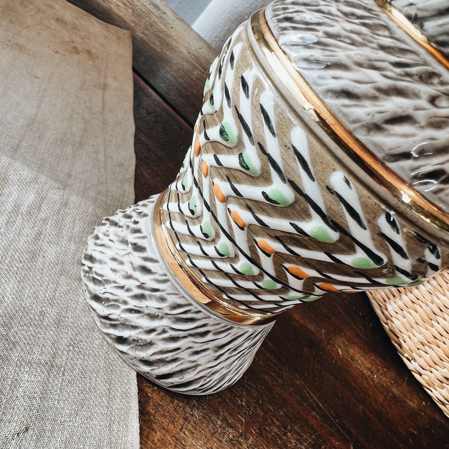 Ceramic lamp "Jacques Breugnot"