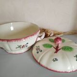 Gien earthenware soup tureen