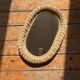 Rattan mirror