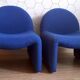 Pair of Atal low chairs - design from the 1970s.
