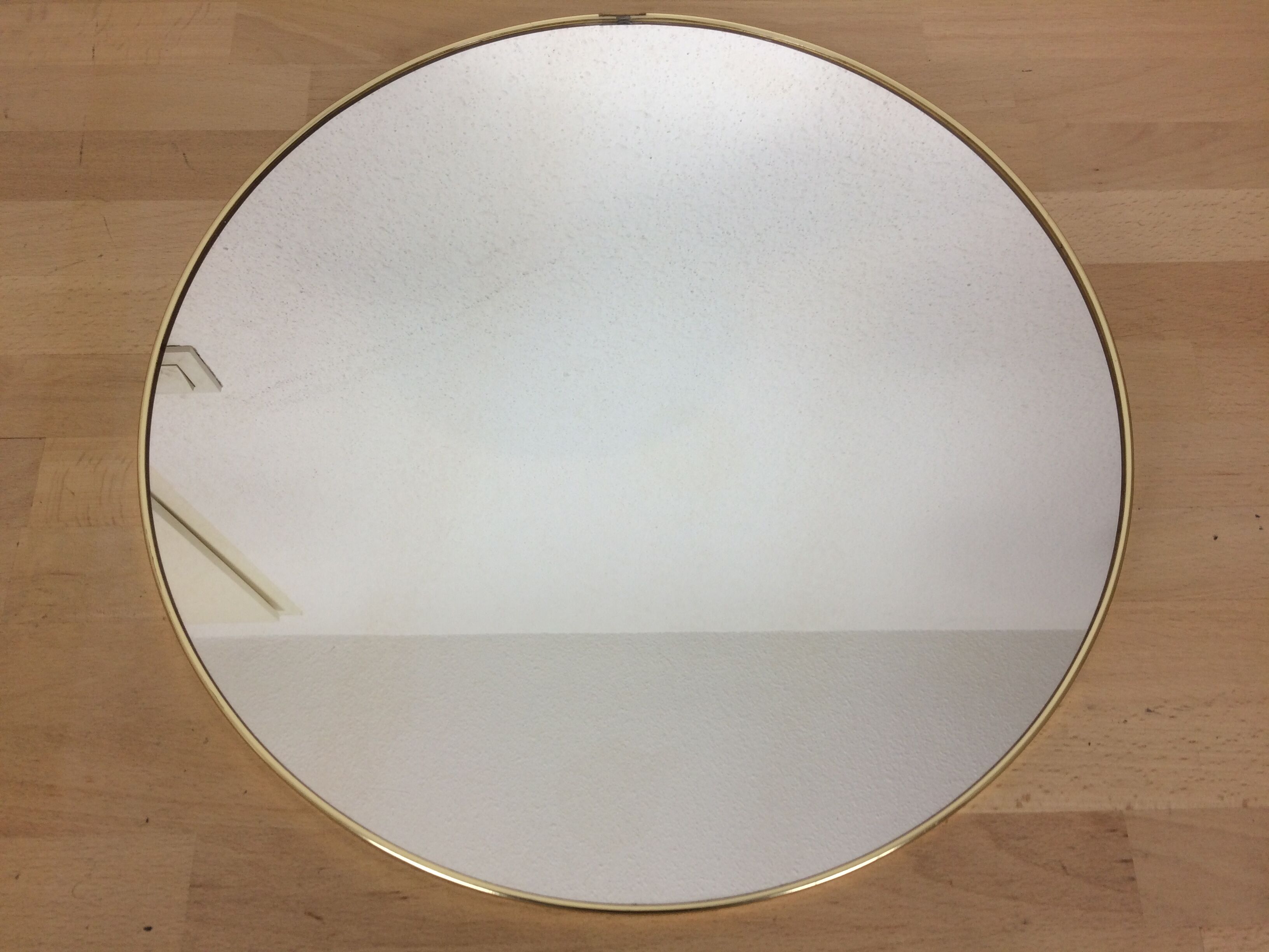 Mirror round golden hoop 43 cm