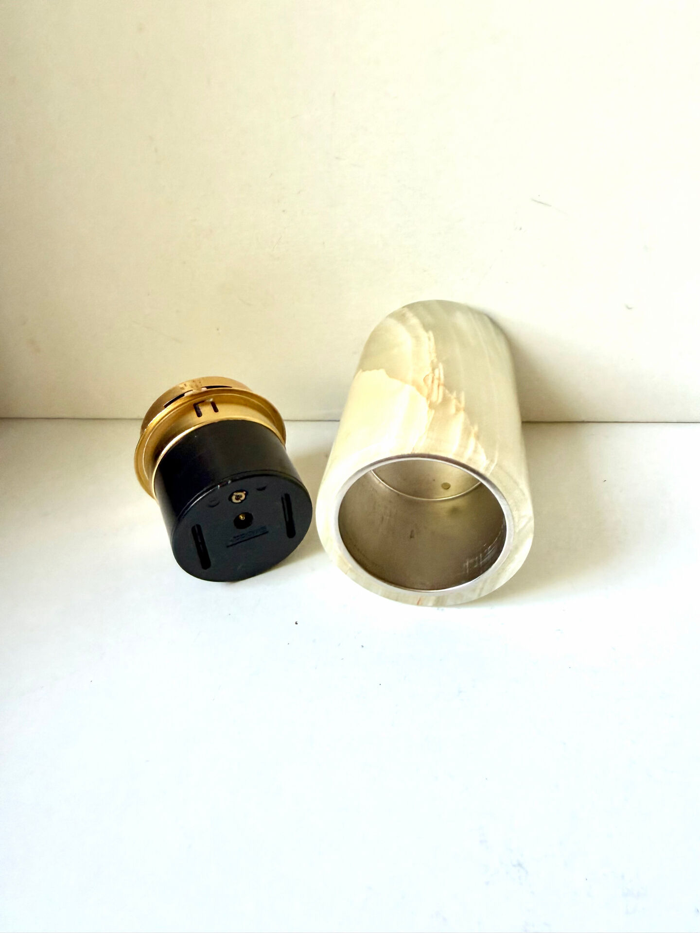 Briquet de table en marbre onyx vintage SAROME Japon