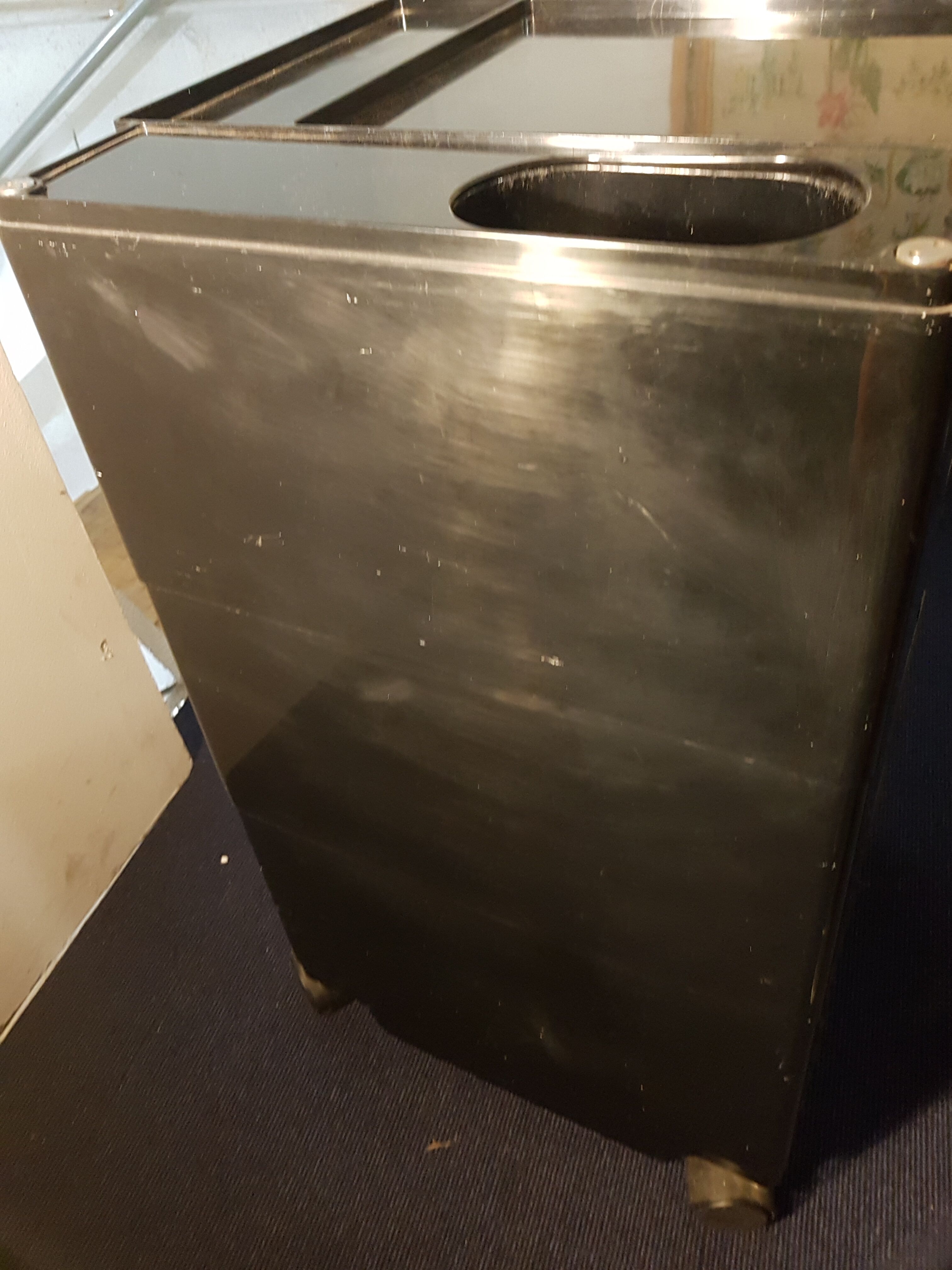 Joe Colombo black serving table