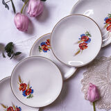 5 poppy plates