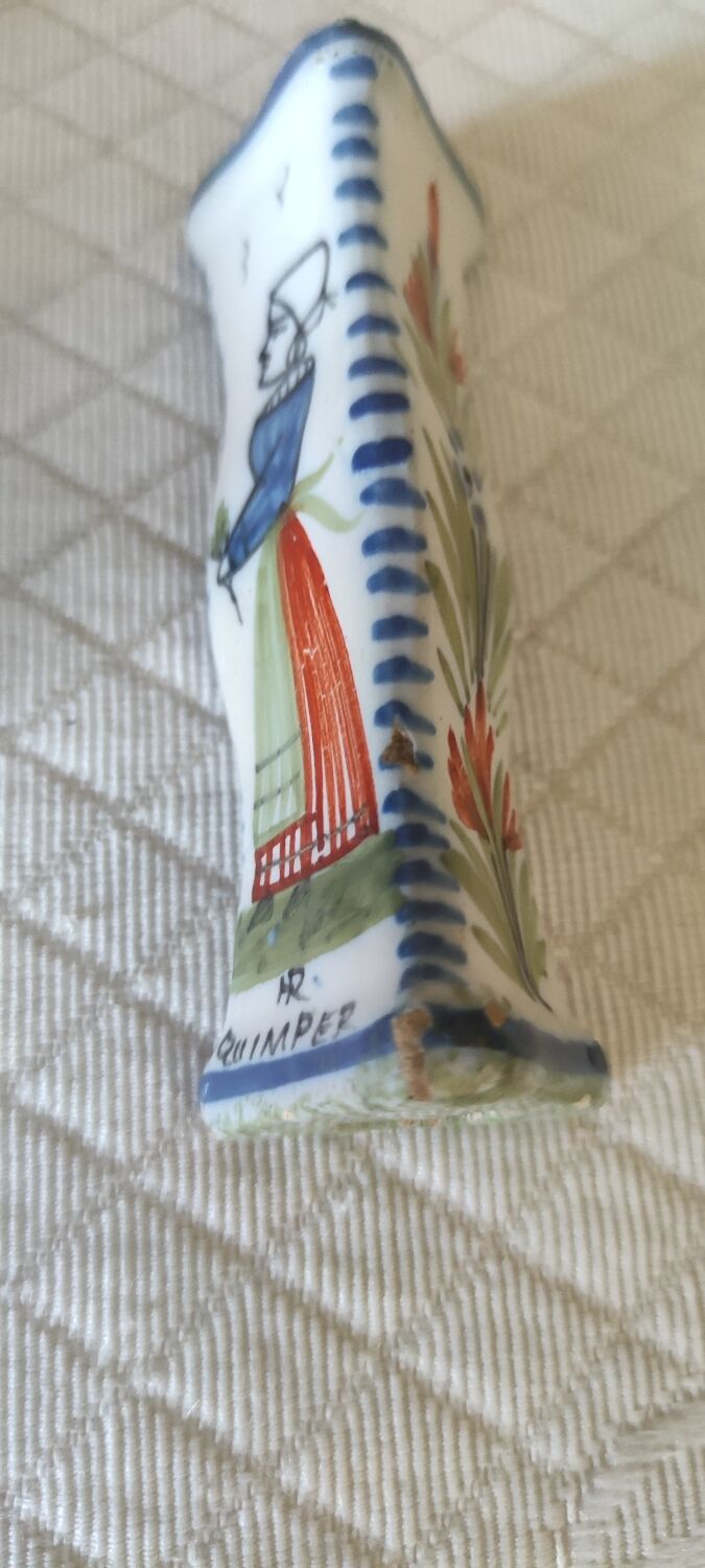 2 antique knife holders HB Quimper