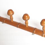 Wooden coat rack