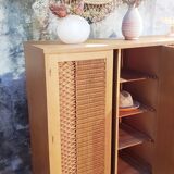 Rattan cabinet cabinet