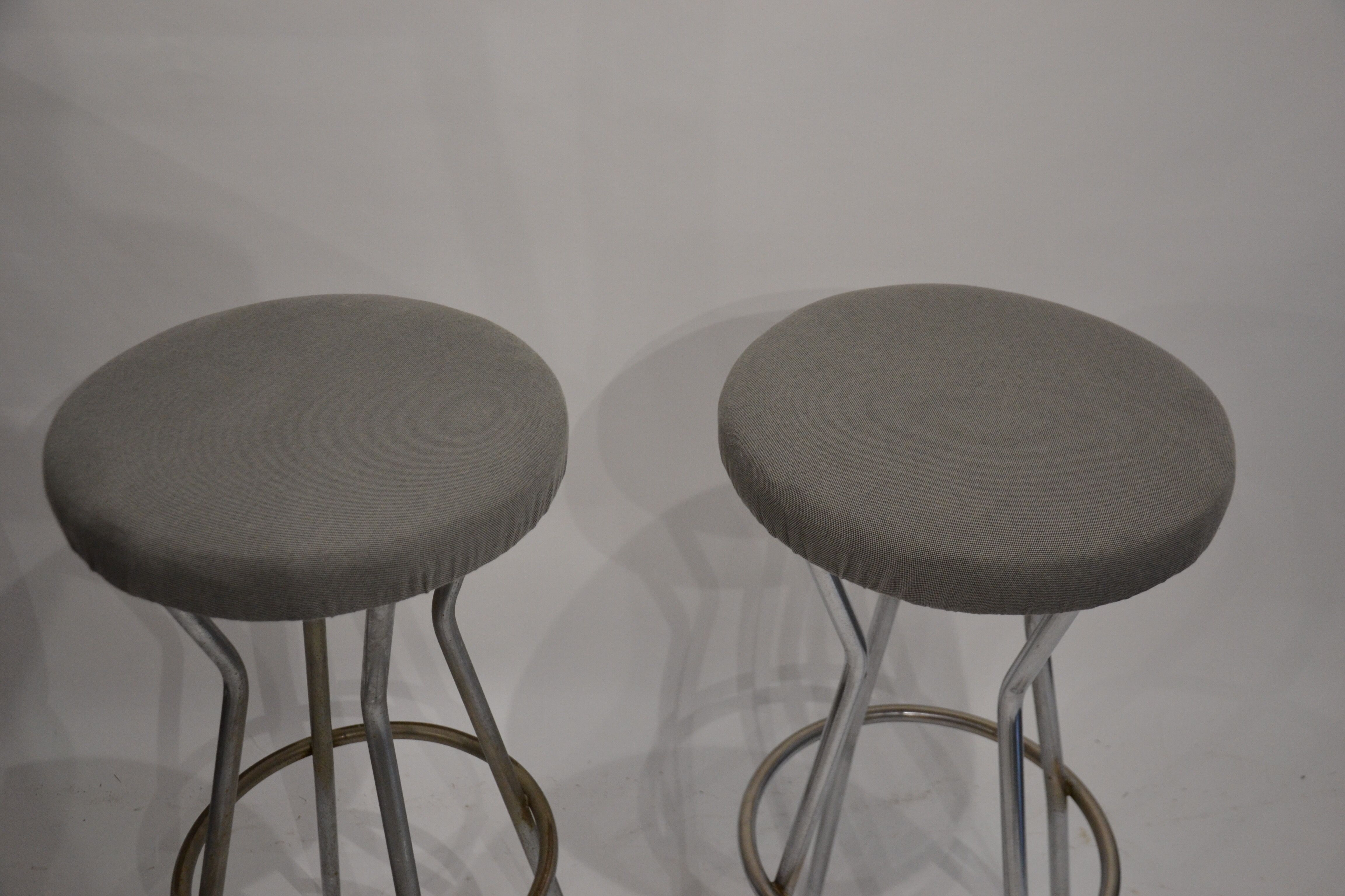 Set of 2 bar stools, 60s