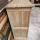 3-door buffet in pitch pine - Early 20th century - Sandblasted