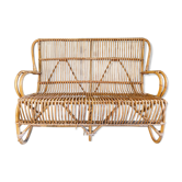 Rattan bench