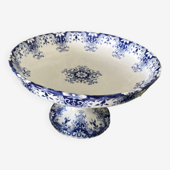 Old bordeaux earthenware compote bowl – jules vieillard