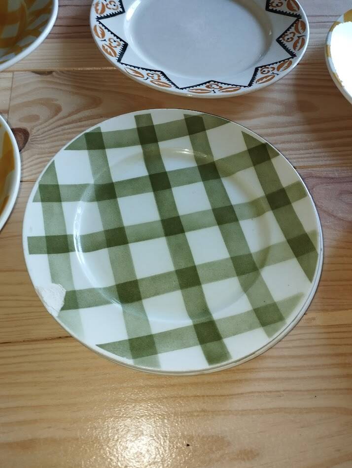 set of Sarreguemines Digoin plates