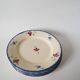 Lot of 5 digoin sarreguemines flat plates model "mary-lou" 1940