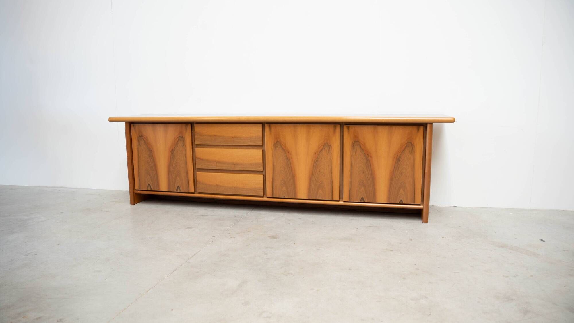1980's Italian walnut sideboard