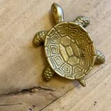 Vide poche vintage tortue en laiton