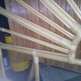Rattan bedhead