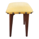 Petit tabouret en bois et tapisserie