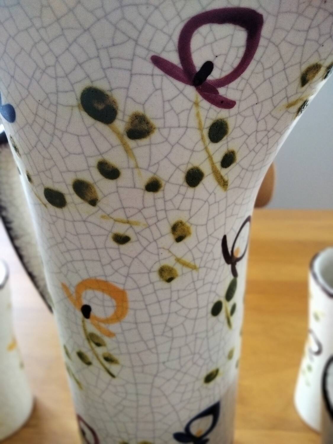 Vintage "Gladys" ceramic orangeade set
