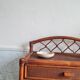 Commode en rotin circa années 70