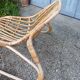 Fauteuil,  chaise longue rotin Ikea vintage