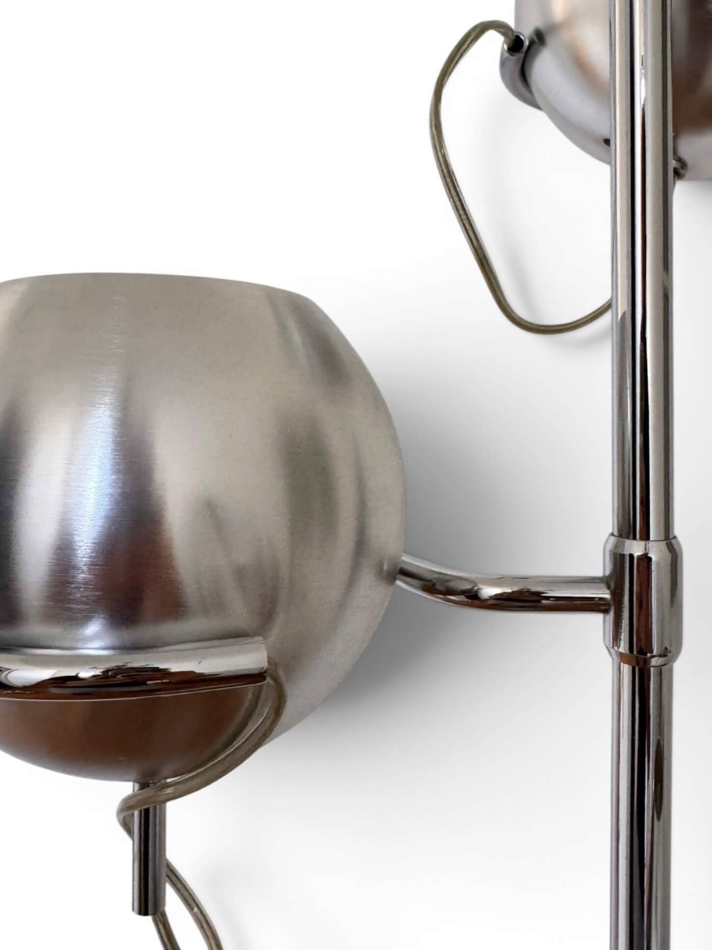 70's Monix floor lamp with 3 globes