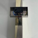 80s metal wall lights