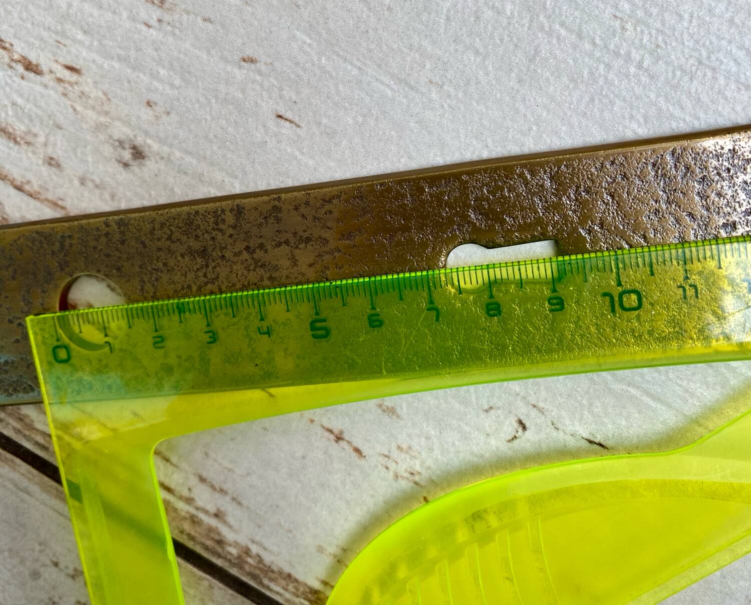 Brass door handles and plates