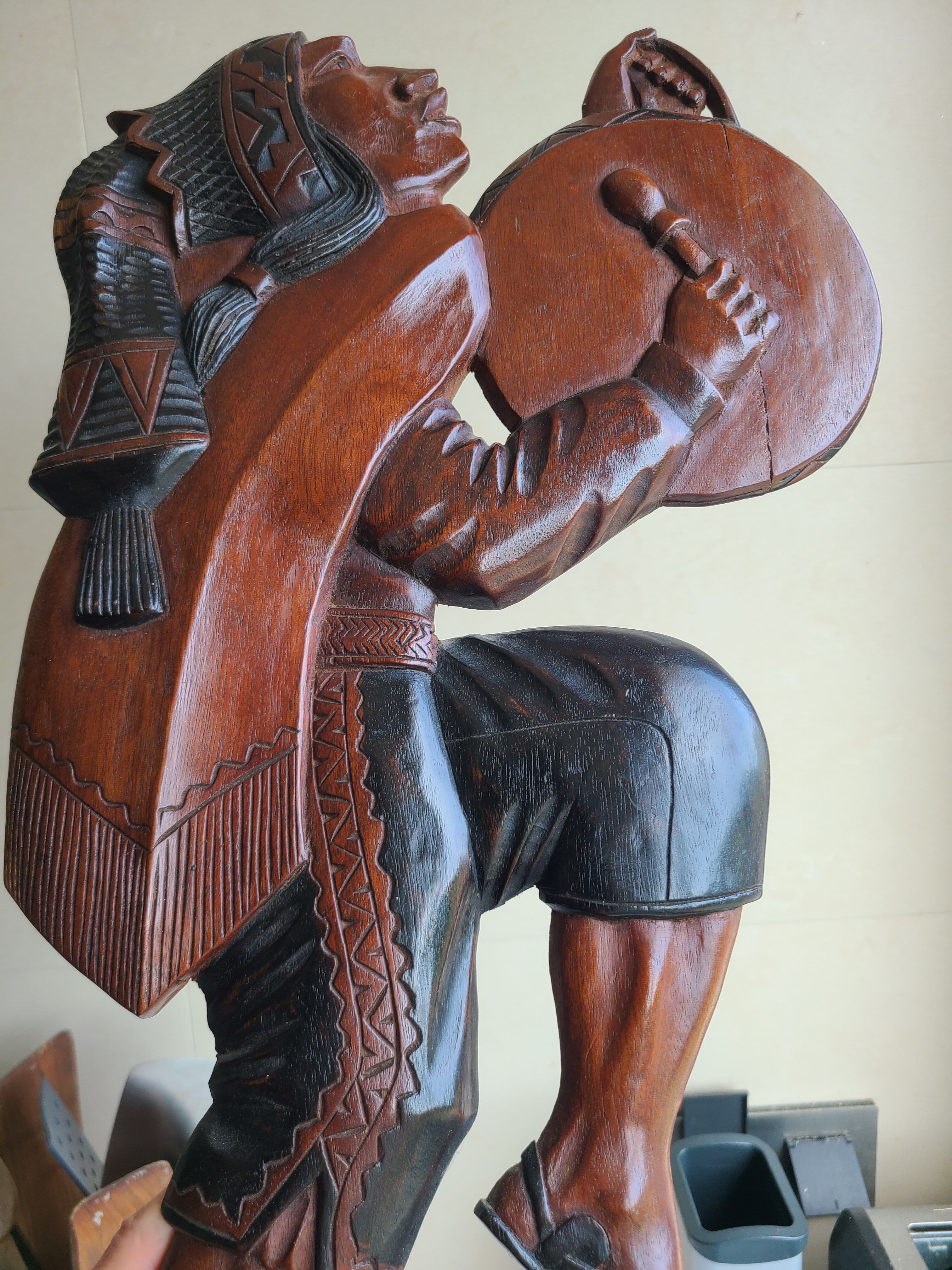 Set of 2 wooden plaques Bolivia