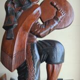 Set of 2 wooden plaques Bolivia