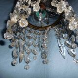 Petit lustre  "Rivière de diamants" en cristal blanc