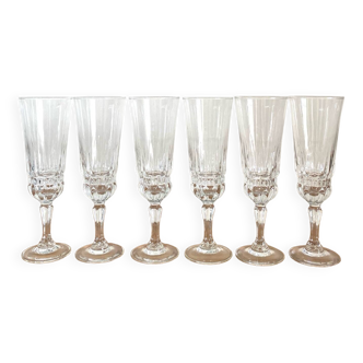 Flutes à champagne - vintage - Luminarc - modèle "Empereur" - Très bon état