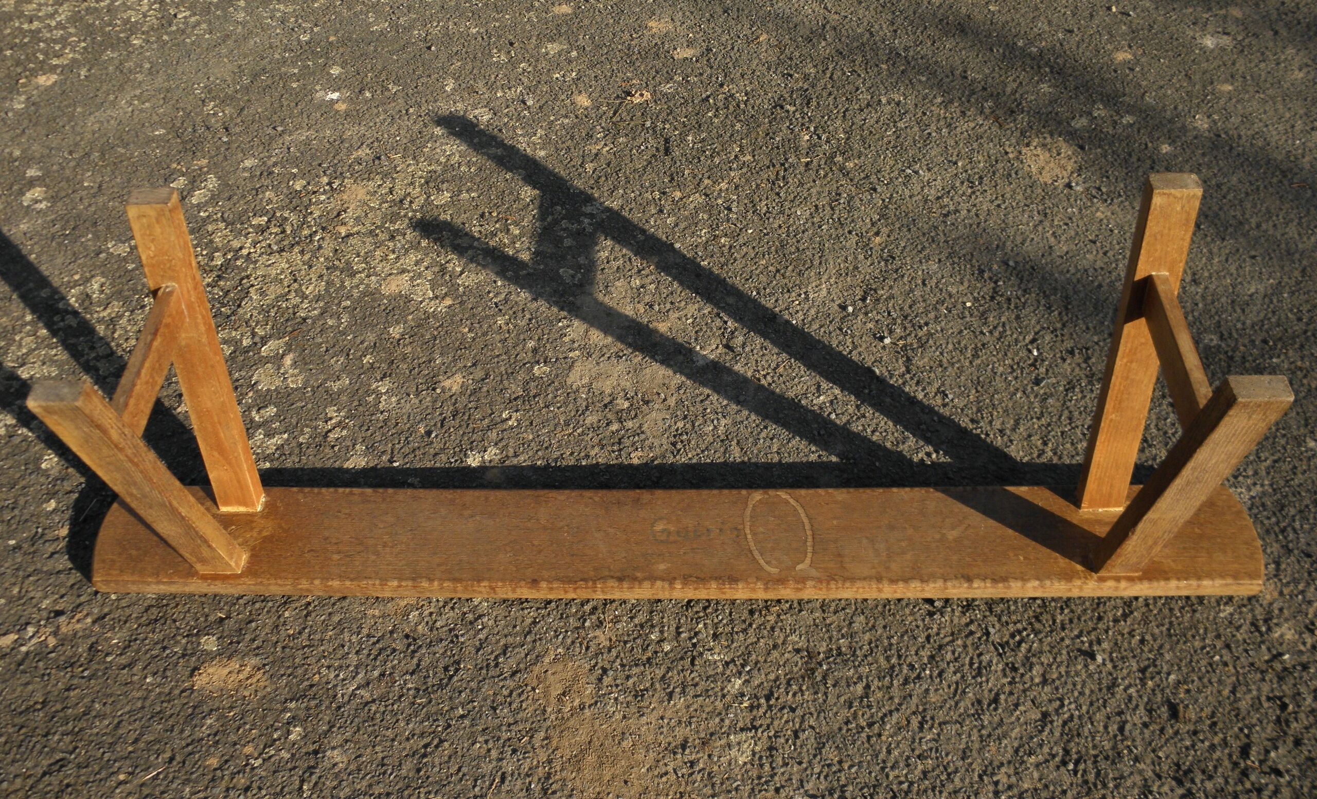 Pair of oak farmhouse benches 150 cm