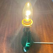 Mid-century Italian Murano glass table lamp from the 1950s.
