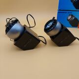 Pair of Osram eyeball magnetic minispot 41601 vintage mini spot