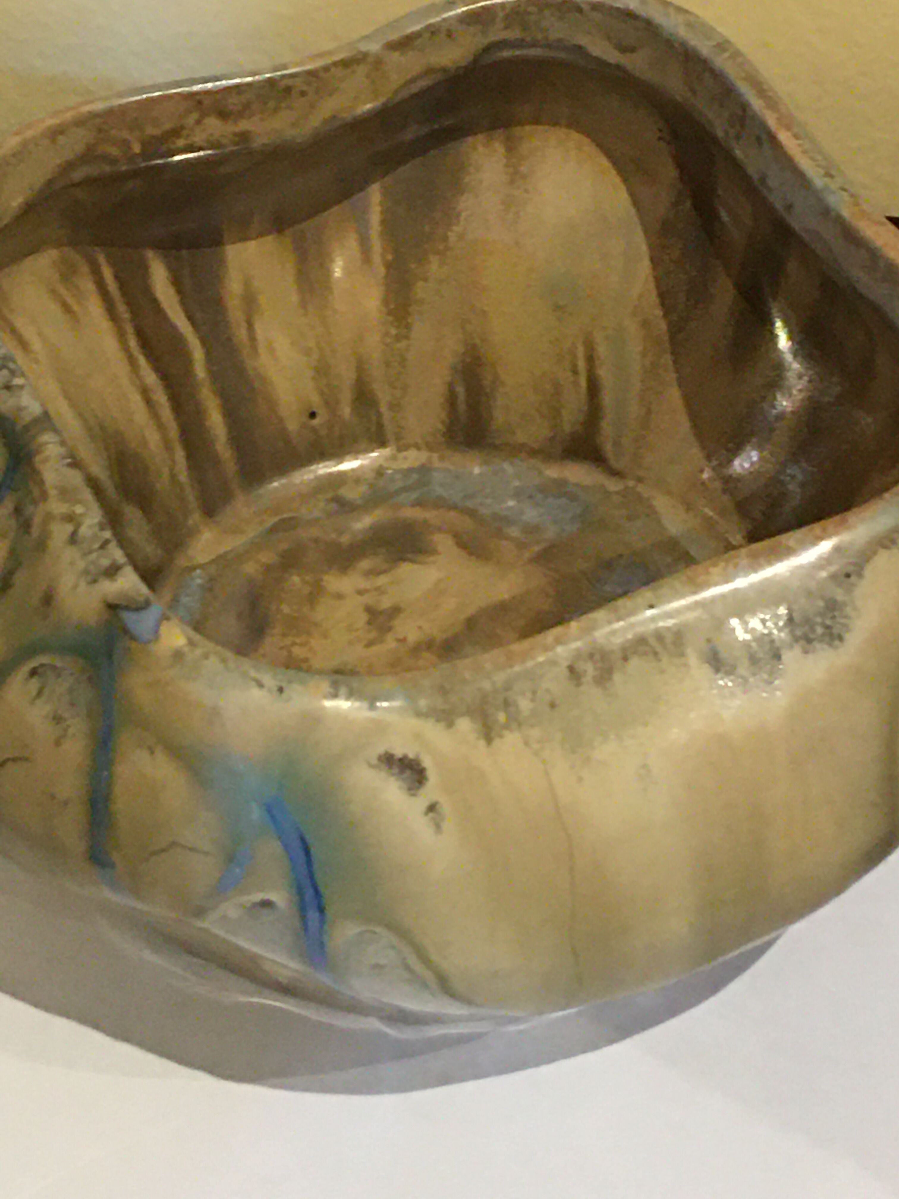 Lot of 3 ceramic pieces G. Metenier