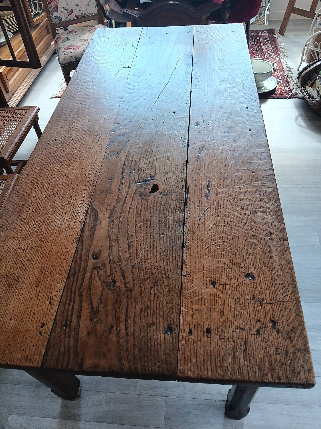 Antique French farmhouse table